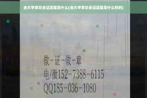 去大学拿毕业证流程是什么(去大学拿毕业证流程是什么样的)