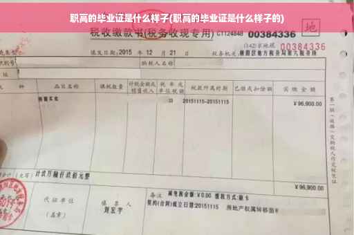 职高的毕业证是什么样子(职高的毕业证是什么样子的)
