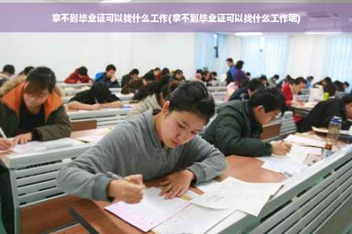 拿不到毕业证可以找什么工作(拿不到毕业证可以找什么工作呢)