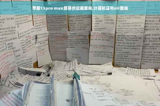 苹果13pro max屏幕供应商查询,计算机证书nit查询