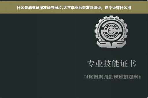 什么是毕业证缓发证书图片,大学毕业后会发派遣证，这个证有什么用