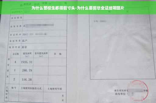 为什么警校生都得剪寸头-为什么要剪毕业证纸呢图片