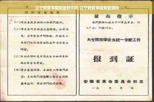 辽宁财贸学院到底好不好,辽宁财贸学院有前途吗
