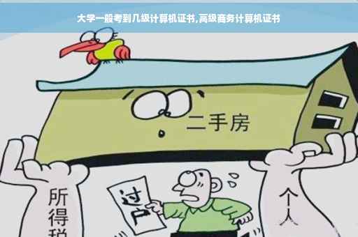大学一般考到几级计算机证书,高级商务计算机证书