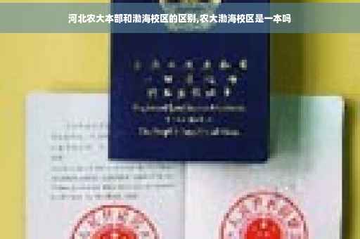河北农大本部和渤海校区的区别,农大渤海校区是一本吗