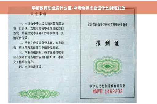 学前教育毕业发什么证-中专幼师毕业证什么时候发放