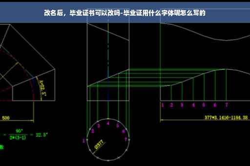 改名后，毕业证书可以改吗-毕业证用什么字体呢怎么写的