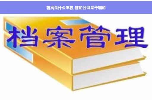 辅高是什么学校,辅拍公司是干嘛的