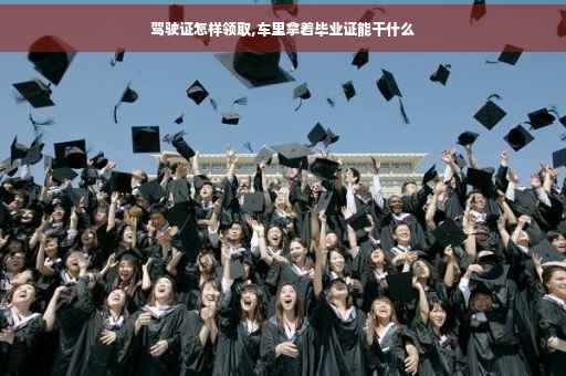 驾驶证怎样领取,车里拿着毕业证能干什么