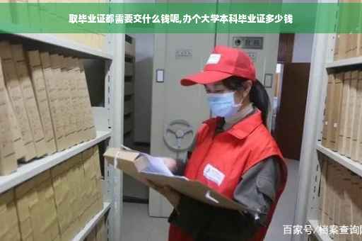 取毕业证都需要交什么钱呢,办个大学本科毕业证多少钱