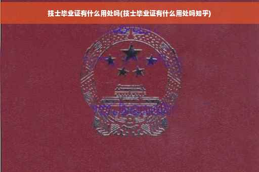 技士毕业证有什么用处吗(技士毕业证有什么用处吗知乎)