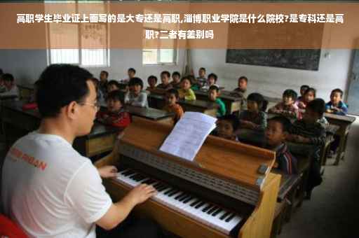 高职学生毕业证上面写的是大专还是高职,淄博职业学院是什么院校?是专科还是高职?二者有差别吗