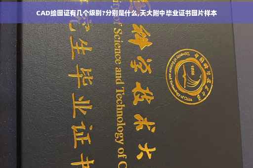 CAD绘图证有几个级别?分别是什么,天大附中毕业证书图片样本
