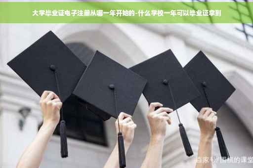 大学毕业证电子注册从哪一年开始的-什么学校一年可以毕业证拿到 大学毕业证电子注册从哪一年开始的-什么学校一年可以毕业证拿到