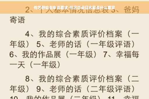 伦艺研究生申请要求-伦艺毕业证名称是什么意思