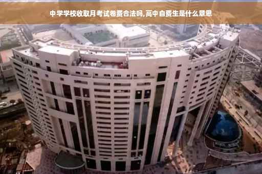 中学学校收取月考试卷费合法吗,高中自费生是什么意思