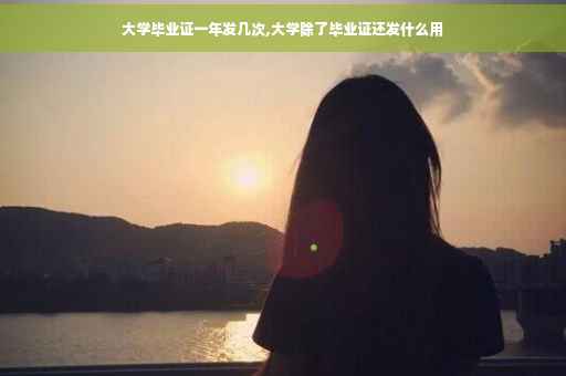 大学毕业证一年发几次,大学除了毕业证还发什么用