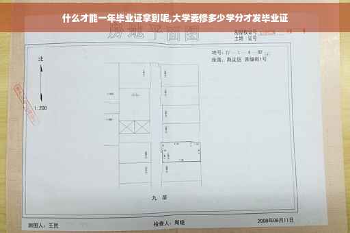 什么才能一年毕业证拿到呢,大学要修多少学分才发毕业证