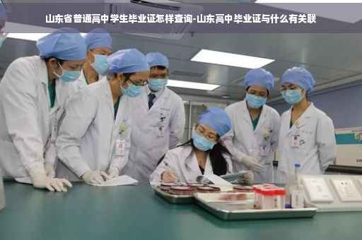 山东省普通高中学生毕业证怎样查询-山东高中毕业证与什么有关联