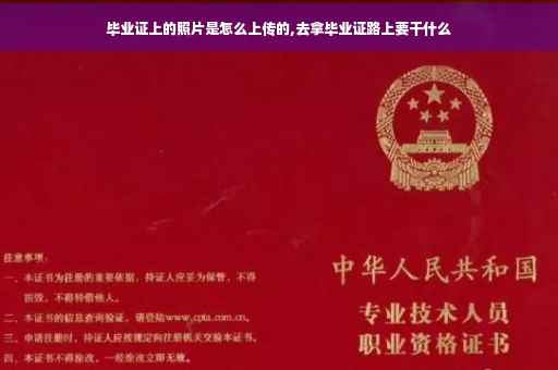 毕业证上的照片是怎么上传的,去拿毕业证路上要干什么