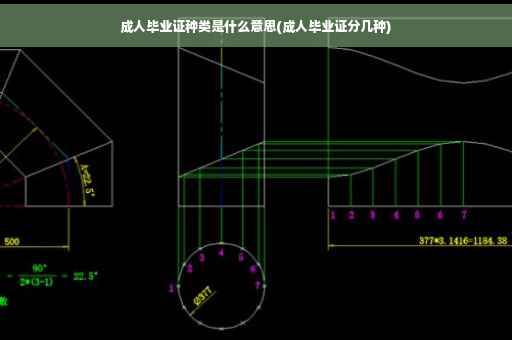 成人毕业证种类是什么意思(成人毕业证分几种)