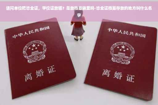 请问单位把毕业证，学位证放哪？是放档案袋里吗-毕业证档案存放的地方叫什么名字