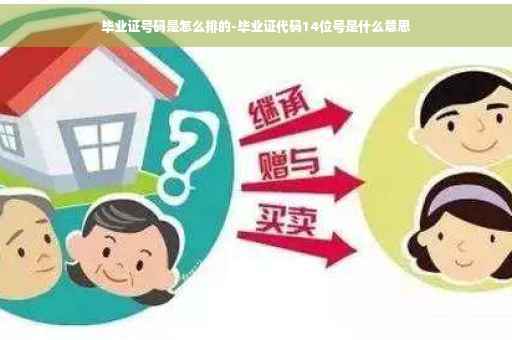 毕业证号码是怎么排的-毕业证代码14位号是什么意思