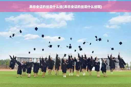 弄毕业证的纸是什么纸(弄毕业证的纸是什么纸啊)