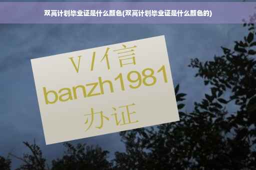 双高计划毕业证是什么颜色(双高计划毕业证是什么颜色的)