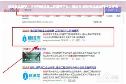 我毕业比较早，学校的成绩单上都没有学分，怎么办,未获得毕业证有什么方法