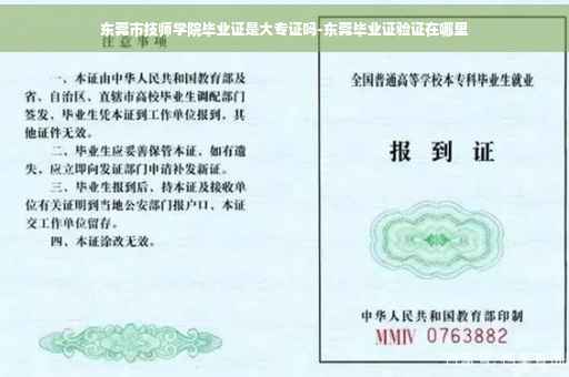 东莞市技师学院毕业证是大专证吗-东莞毕业证验证在哪里