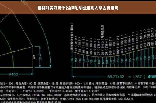 挂科对实习有什么影响,毕业证别人拿去有用吗