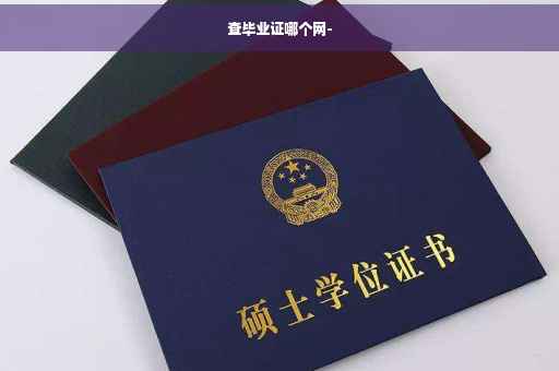 查毕业证哪个网-