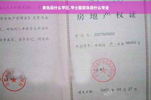 黄色是什么学历,学士服银色是什么专业