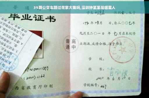 39路公交车路过花家大集吗,深圳钟某某是哪里人