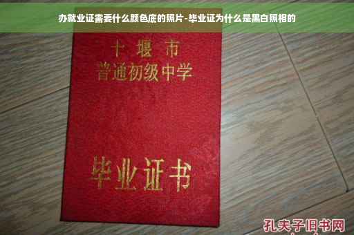 办就业证需要什么颜色底的照片-毕业证为什么是黑白照相的