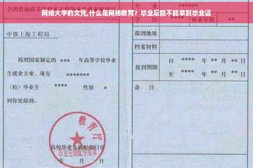 网络大学的文凭,什么是网络教育？毕业后能不能拿到毕业证