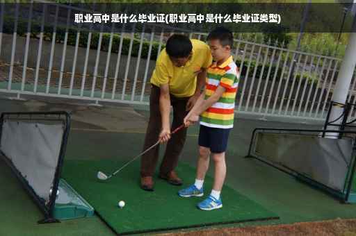 职业高中是什么毕业证(职业高中是什么毕业证类型)