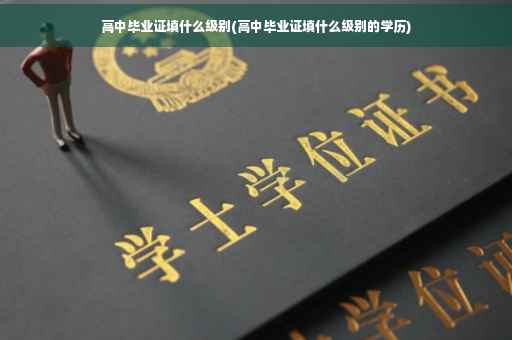 高中毕业证填什么级别(高中毕业证填什么级别的学历)