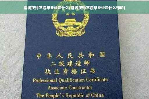 聊城技师学院毕业证是什么(聊城技师学院毕业证是什么样的)