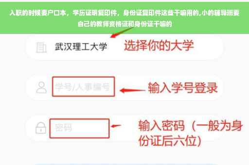 入职的时候要户口本，学历证明复印件，身份证复印件这些干嘛用的,小的辅导班要自己的教师资格证和身份证干嘛的
