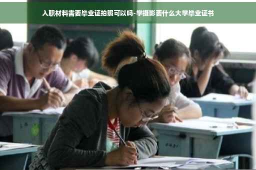 入职材料需要毕业证拍照可以吗-学摄影要什么大学毕业证书