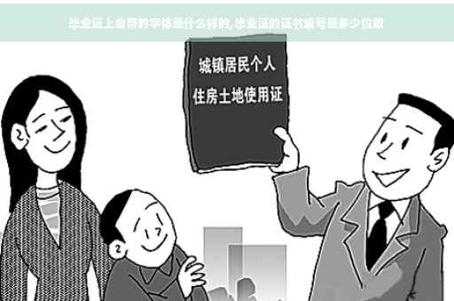 毕业证上自带的字体是什么样的,毕业证的证书编号是多少位数
