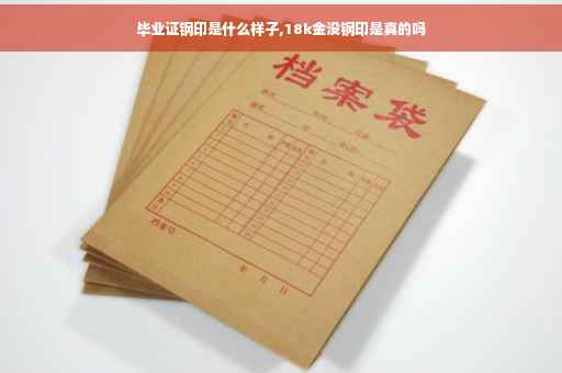 毕业证钢印是什么样子,18k金没钢印是真的吗
