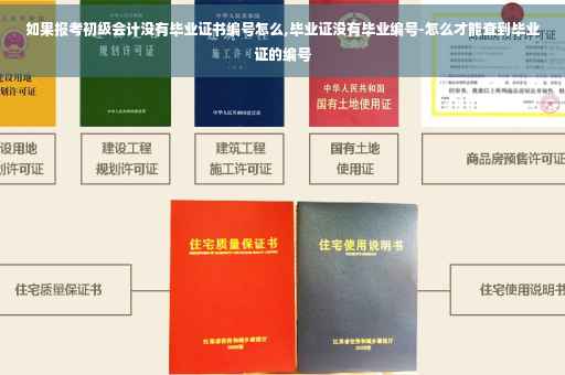 如果报考初级会计没有毕业证书编号怎么,毕业证没有毕业编号-怎么才能查到毕业证的编号