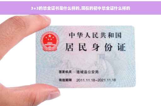 3+3的毕业证书是什么样的,现在的初中毕业证什么样的