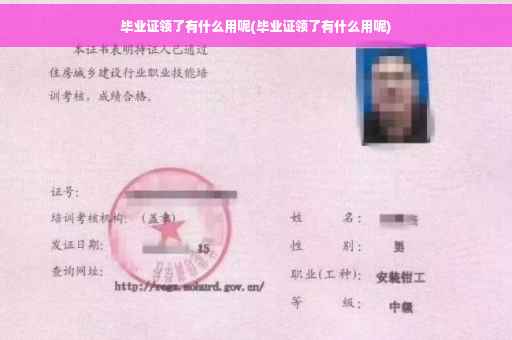 毕业证领了有什么用呢(毕业证领了有什么用呢)