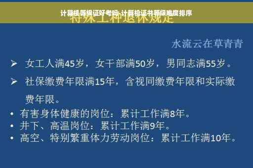 计算机等级证好考吗-计算机证书等级难度排序
