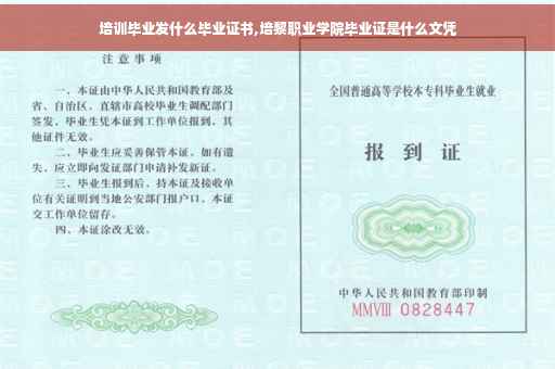 培训毕业发什么毕业证书,培黎职业学院毕业证是什么文凭