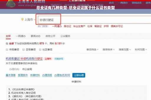 毕业证有几种类型-毕业证证属于什么证书类型